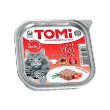 Tomi Dana Etli ve Kümes Hayvanlı Pate Yetişkin Kedi Yaş Maması 100 G