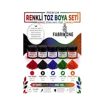 5'li Set Premium Parafin Soya Wax Toz Mum Boyası Hobi Seti - 5 Cc Kırmızı, Siyah, Mavi, Yeşil, Turuncu Bkfab5ksmyt5g Karışık