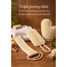 Doğal Kabak Lifi Kese Seti 4 Lü Avantaj Paketi