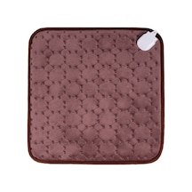 Ev Ve Ofis İçin Yıkanabilir Ultrasonik Isıtma Pedi - Otomatik Kapanma, 3 Seviyeli Ayarlanabilir Sıcaklık Kahverengi Kahverengi