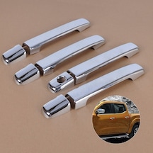 Nissan Navara Krom Kapı Kolu 4 Kapı 2006-2009 Paslanmaz Çelik N11.6085