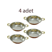 4 Adet Bakır Mini Kahvaltılık Bakır
