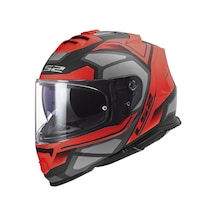 Ls2 Storm 2 Faster Mat Kırmızı-Titanium Kask