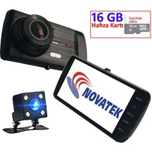 Novatek Nt92D+16Gb Hafıza Kartlı Full Hd Gece Görüşlü Araç Kamera