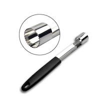 Paslanmaz Çelik Meyve Armut Tohumu Sökücü Meyve Sebze Tart Dilimleme Soyucu Mutfak Alet Araçları Siyah