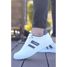 Vojo Gen 5 Rahat Taban Cilt Erkek Sneker Spor Ayakkabı 267800001842 989 Gri-beyaz Gri-beyaz Gri - Beyaz