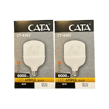 Ct-4262 55w 6400k Beyaz Işık E27 Duylu Led Torch Ampul 2 Adet