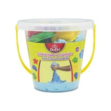 Bu-Bu Kinetik Kum Kova 500Gr.Mavi