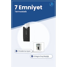 Şofben Elektrikli Anında Sıcak Su 3 Kademe 7 Emniyet Termostatlı
