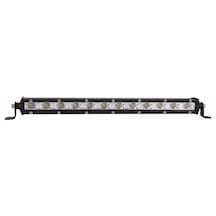Beyaz Led Off Road Slim Sis Farı Çalışma Lambası 12 Led 10-30V 18W 34 CM