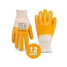 Kaanflex Kf-999-y Sarı Nitril Iş Eldiveni 12'li Paket 10/xl