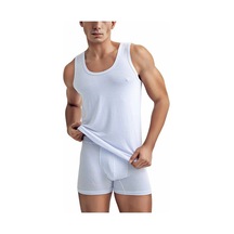Erkek 2'li Ekonomik Paket Beyaz Bambu Atlet Ve Boxer Seti