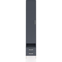 Hyperion Dolap 6 Raflı 2 Çekmeceli Tek Kapaklı 44x44x243 Antrasit-antrasit Antrasit Hyperion Dolap 6 Raflı 2 Çekmeceli Tek Kapaklı 44x44x243 Antrasit-antrasit Antrasit