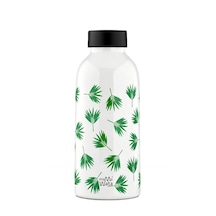 Mamawata Palm Paslanmaz Çelik Termos Matara 470 Ml Sızdırmaz Yalıtımlı Suluk Beyaz
