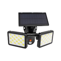 Powermaster Sensörlü 36 Cob Ledli Solar Aydınlatmalı Duvar Lambası W770b