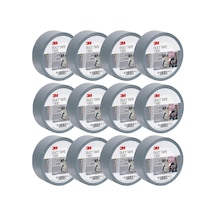 3m 1900 Gümüş Bez Bant 12 Adet 50mm 50mt