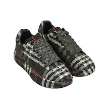 Guja Kadın Taş Detaylı Bağcıklı Sneakers 24y451-7 Siyah