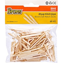 Brons Ahşap Kibrit Çöpü Naturel Çok Renkli