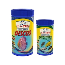 Discus Granulat 1000 Ml + Spirulina 250 Ml Balık Yemi