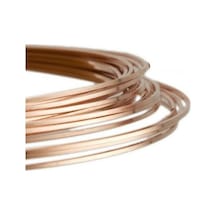 4 mm Kare Dörtköşe Bakır Tel - 5 METRE