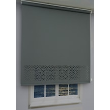 Lazer Kesim Kalın İthal Mat Stor Perde - 30 Cm Lazer Yüksekliği 001