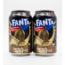Fanta Dark Cherry Flavour - Elma Ve Kiraz Aromalı Gazlı İçecek 330 Ml 2 Adet