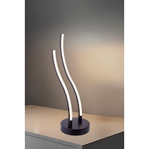 3 Renk Dalga Model Lü Çubuk Led Masa Aydınlatması Siyah Modern Dekoratif Tasarım 1