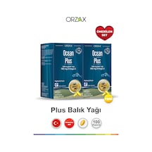 Ocean Plus 1200 Mg Omega 3 Balık Yağı 50 Kapsül 2 Adet