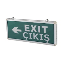3W Ledli Exıt Çıkış Armatürü 3 Saat Akülü Ct 9166 Diğer