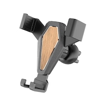 Araba Hava Firar Telefon Tutucu Yerçekimi Evrensel Araba Kızak Montajı - Gold