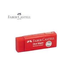 Faber-castell Öğrenci Silgisi Büyük Kauçuk Dikdörtgen Kırmızı