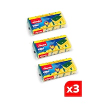 Vileda Yeşil Klasik Oluklu Bulasik Süngeri 5 x 3'lü