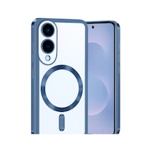 Samsung Galaxy S25 Edge Kross Magneticsafe Kapak - Sierra Blue Mavi