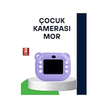 Anında Baskı Özellikli Çocuk Kamerası - Lisinya Mor