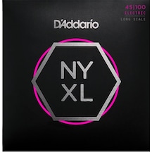 D'addario Nyxl45100. Set Long Scale. Regular Light. 45-100 Takım