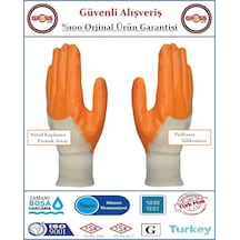 Glove Nitril Iş Eldiveni - Pudrasız - Silikonsuz - 10 Numara