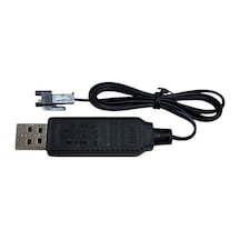 3.7v Li-ion Sm-2p Soket Oyuncak Bataryası Usb Şarj Kablosu Çok Renkli