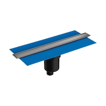 VitrA 59980477000 Eco Flow Dk100 40Cm Duş Kanalı, Mat Krom Alttan - 5702033 Diğer