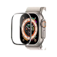 Apple Watch İle Uyumlu 49mm Ultra Ekran Koruma Xcolored 9h Sertlik Temperli Cam Çizilmez Anti-peep Kabarcık Yapmayan Dayanıklı Ekran Koruyucu Titanyum, Apple Watch Ultra 49mm Çok Renkli