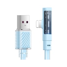 Lexroo Ca-3415 Usb-a To Lightning 3a 20w L Kablo 1.8m Mavi Standart