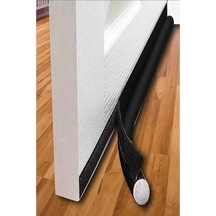 Kapı Altı Rüzgar Önleyici, Isı Yalıtım Süngeri, Eşik Altlığı, Soğuk Geçirmez 1 Adet Siyah