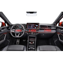 Volkswagen Yeni Id.4 E-tsı 2024 Multimedya Gösterge Ve Klima Konsol Uyumlu Set Nano Ekran Koruyucu