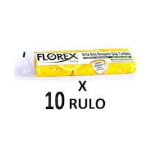 Florex Büzgülü Limon Kokulu Çöp Torbası - 55x60 Cm. - 10 Rulo
