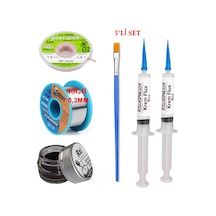 Mechanic Lehim Teli 0,3mm 40gr Havya Uc Temizleyici Rslasm Flux Ve Cp-1515 Lehim Emme Teli Seti04