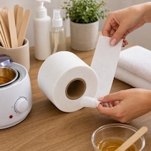 25 Metre Ağda Bezi Rulo Profesyonel Epilasyon Bezi Dayanıklı Nonwoven Ağda Kağıdı Sir Ağda Bezi Rulosu Ev Tipi Ve Salon Kullanımı İçin Asorti Renk 1