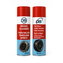 2'li Güvenlik Seti Lastik Parlatıcı + Balata Spreyi