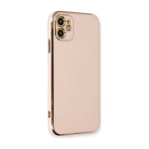 Apple Uyumlu  iPhone 11 Kılıf Volet Silikon Pembe