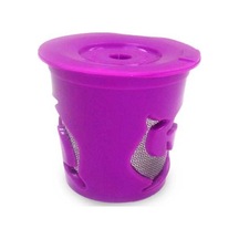 Ulzyvf Keurig Uyumlu Yeniden Doldur Kahve Kapsülü - Çevre Dostu 1'li Paket Mor