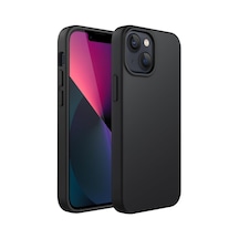 Apple iPhone Uyumlu  14 Plus Kılıf First Silikon -  Siyah