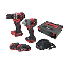 Attlas Atb 21 Ks2a-202c Akülü Matkap Ve Vidalama Set 2x2.0ah A0104175